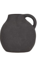 Load image into Gallery viewer, Academy: Dark Grey Walt Vase - 14.5cm