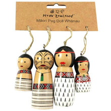 Load image into Gallery viewer, NZ Peg Doll - Whanau (Set of 4)