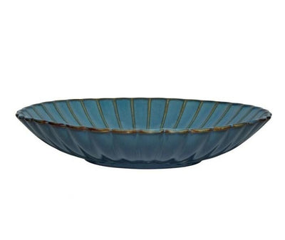 Casa Domani: Solare Round Serving Bowl - Azure (30x5.5cm)