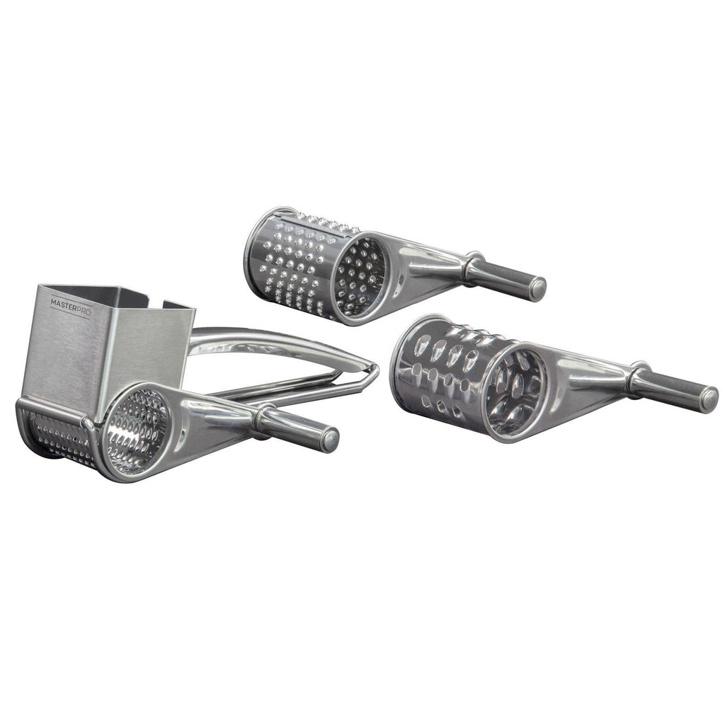 MasterPro: Deluxe Rotary Grater With 3 Blades