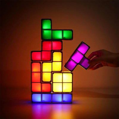 LED 7 Colour 3D Puzzles Night Light