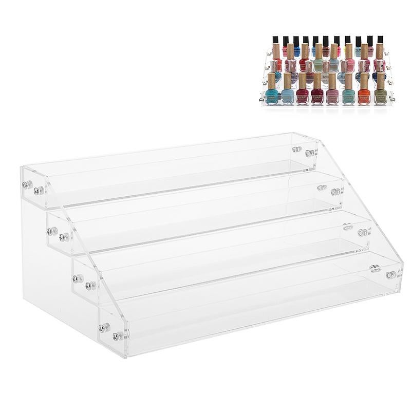 STORFEX 4 Tier Clear Display Risers Stand