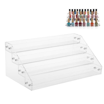 STORFEX 4 Tier Clear Display Risers Stand