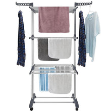Load image into Gallery viewer, STORFEX 4-Tier Drying Rack - Grey