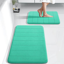 Load image into Gallery viewer, COMFEYA 2 Pack Bath Mat Set - Green