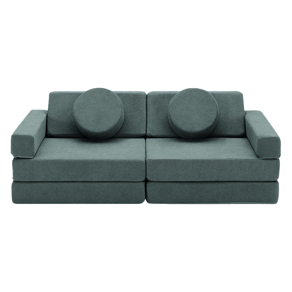 Fraser Country 14 Piece Modular Double Kids Play Sofa Grey