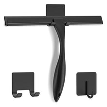 Load image into Gallery viewer, CLEANFOK Stainless Steel Shower Wiper - Black