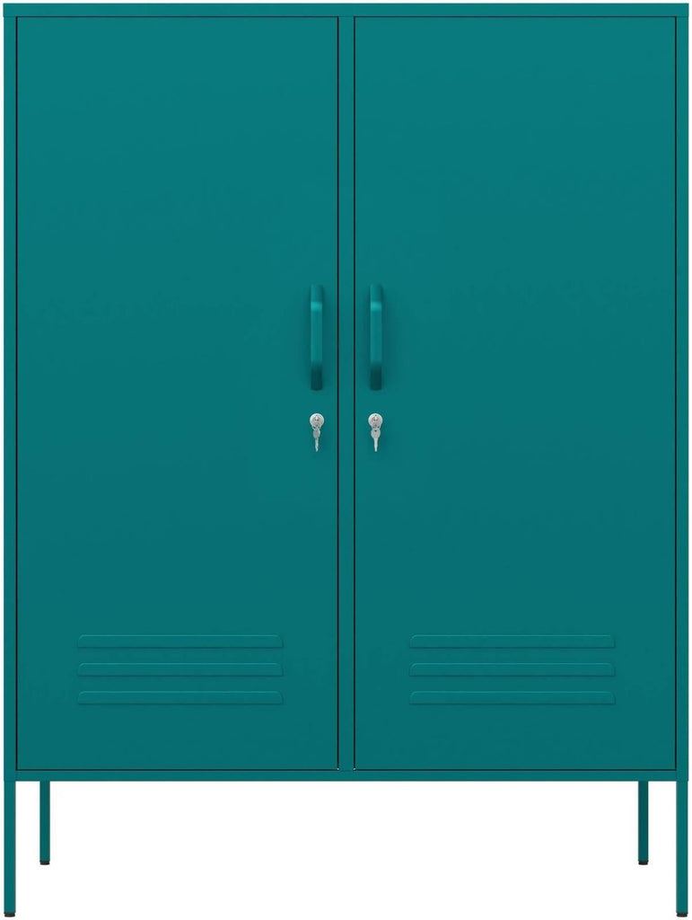 Fraser Country Milan Metal Side Cabinet - Teal
