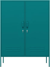 Load image into Gallery viewer, Fraser Country Milan Metal Side Cabinet - Teal