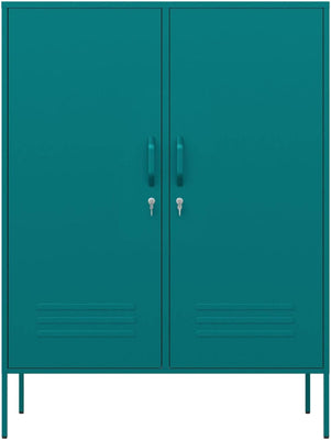 Fraser Country Milan Metal Side Cabinet - Teal