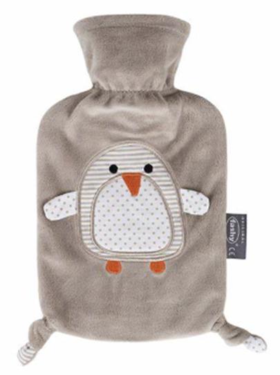 Fashy: Hot Water Bottle - Kids Covered Penguin
