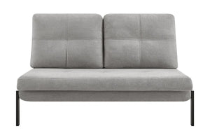 Shangri-La Brad Upholstered Double Sofa Bed (Grey)