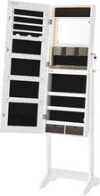 Load image into Gallery viewer, SONGMICS Standing Mirror Jewellery Cabinet - White