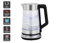 Load image into Gallery viewer, Kogan 1.7L Double Wall Glass Kettle with Digital Base