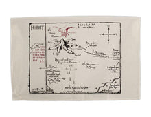 Load image into Gallery viewer, Lord of the Rings: Tea Towel - Thorins Map - The Lord of the Rings