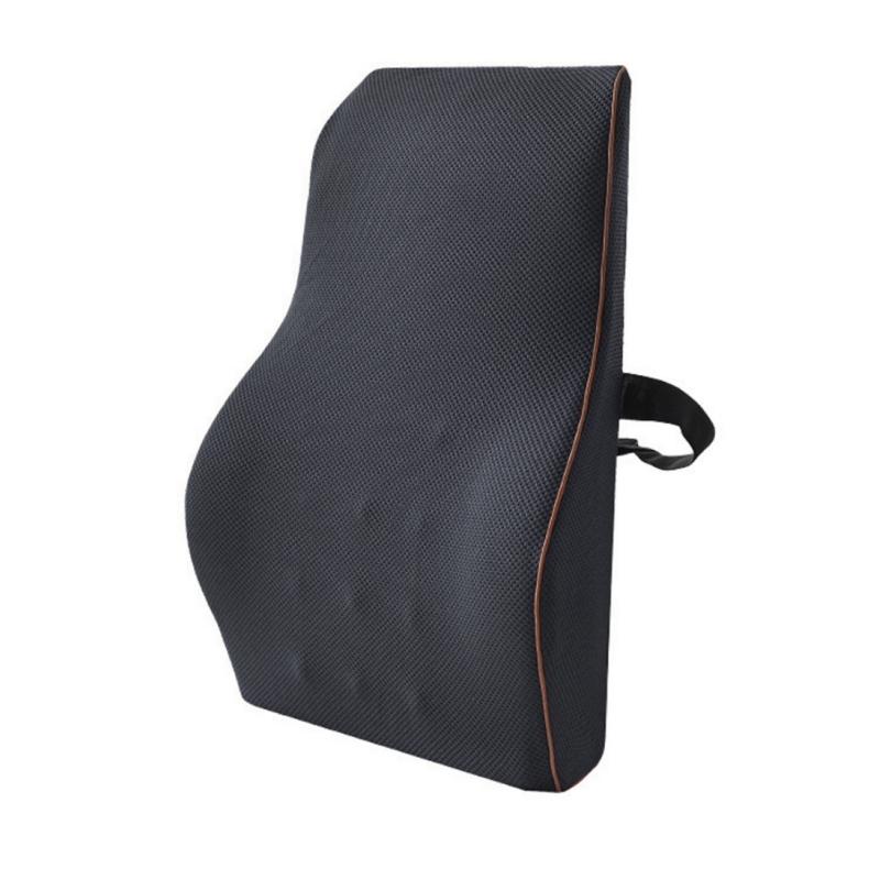 COMFEYA Memory Foam Lumbar Support Pillow - Black