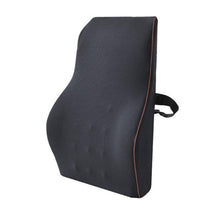 Load image into Gallery viewer, COMFEYA Memory Foam Lumbar Support Pillow - Black
