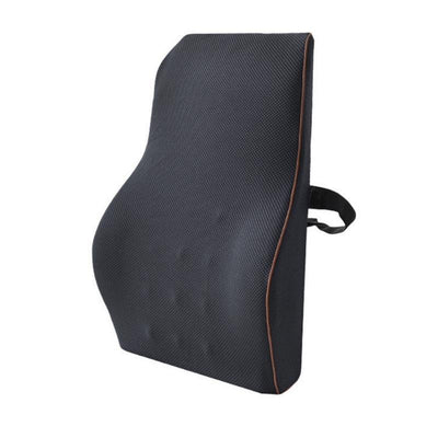 COMFEYA Memory Foam Lumbar Support Pillow - Black