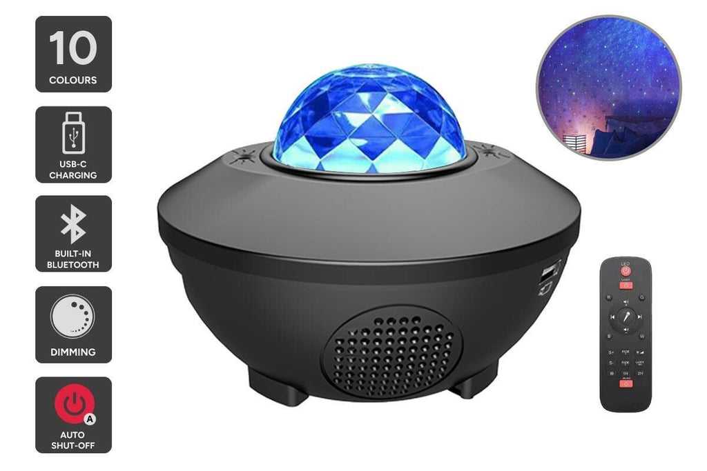 Galaxy Starlight Projector with Speaker - Kogan