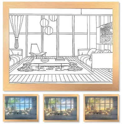 LUMIRO LED Illuminated Painting Light - Seaside