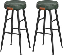 Load image into Gallery viewer, VASAGLE Ekho Collection Bar Stools Set of 2 - Forest Green