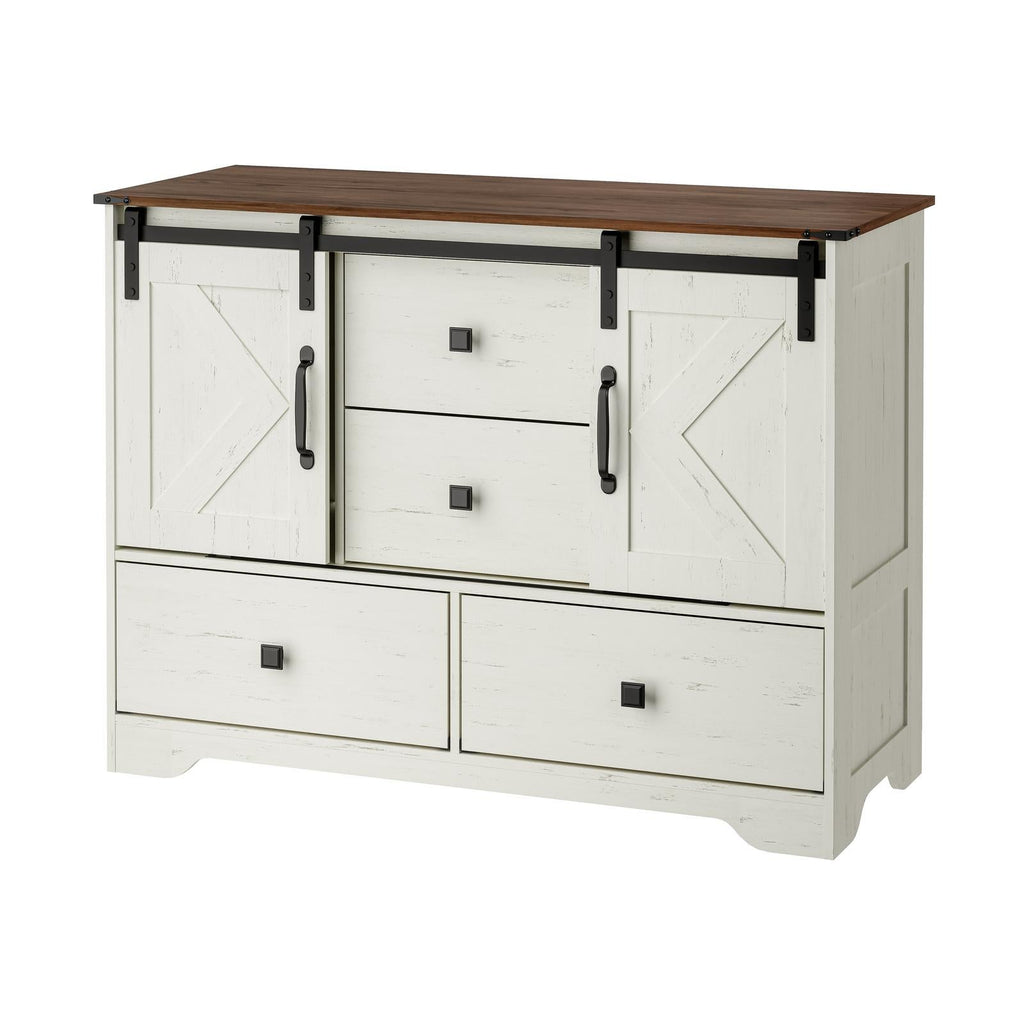 Fraser Country - Farmhouse Wide 4 Drawer Dresser
