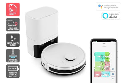 Kogan: SmartHome LX16 Robot Vacuum Cleaner and Mop with Auto-Empty Dock