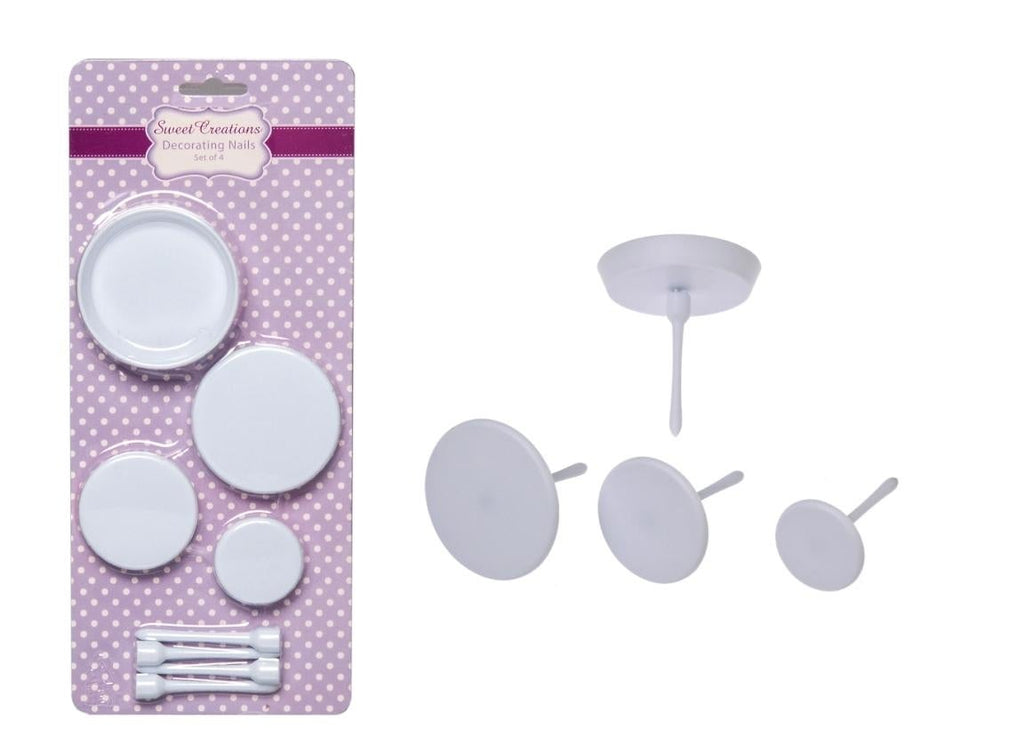 Baking Icing Decorating Nails - Set of 4