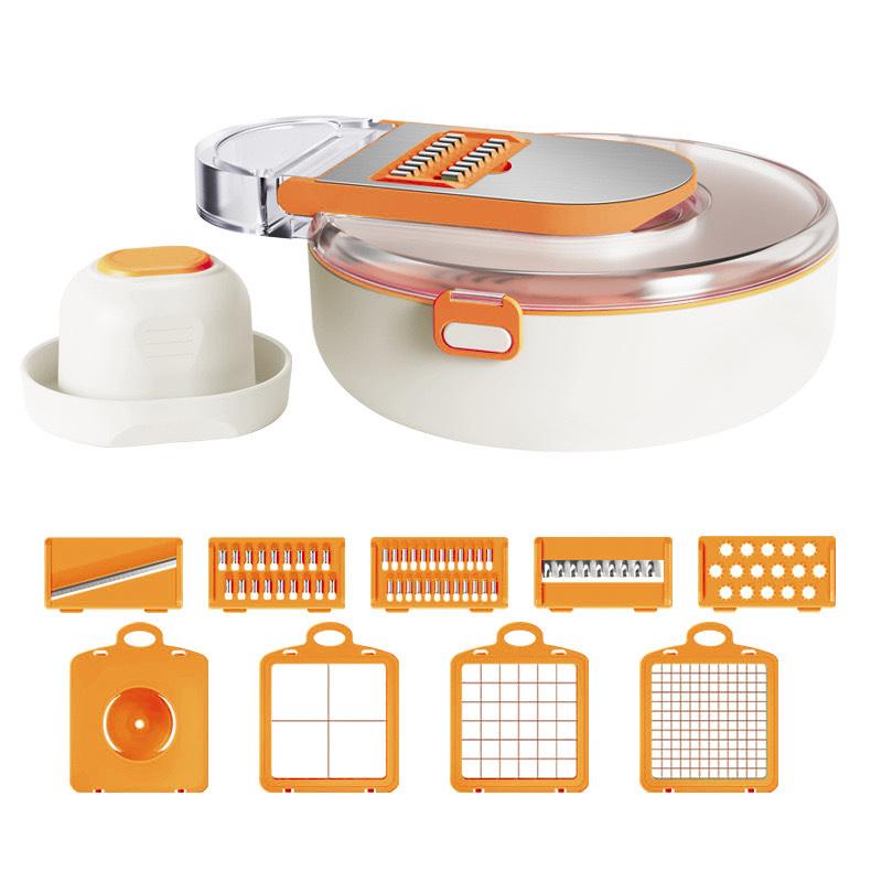 COOKOZZY 13 in 1 Vegetable Chopper Set - Orange