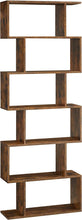 Load image into Gallery viewer, Vasagle Freestanding Decorative Wooden Bookcase - Rustic Brown