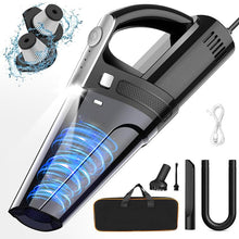 Load image into Gallery viewer, SUPREMETK Portable Car Vacuum Cleaner with 7500PA Suction - Black