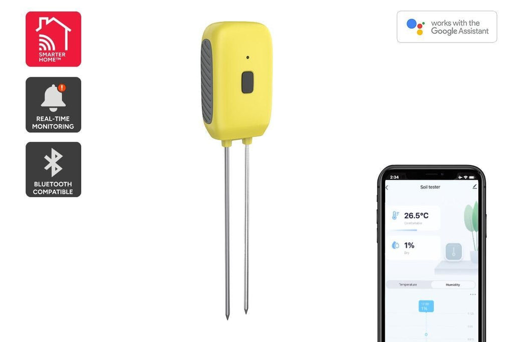Kogan SmarterHome(TM) Bluetooth Soil Moisture and Temperature Sensor
