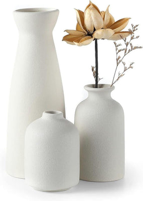 Fraser Country: Minimalist Vase Set - White (Set of 3)