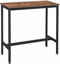 Load image into Gallery viewer, Vasagle Narrow Rectangular Bar Table - Rustic Brown