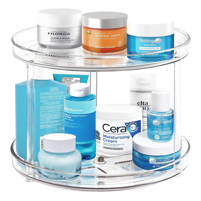 STORFEX 2 Tier Turntable Bathroom Organizer - S