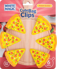 Load image into Gallery viewer, White Magic: Cute Bag Clips - Pizza Slices