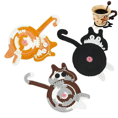 OZZYCOOK Cat Drink Coaster