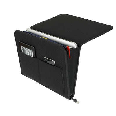 STORFEX Bedside Felt Hanging Storage & Organizer - Black