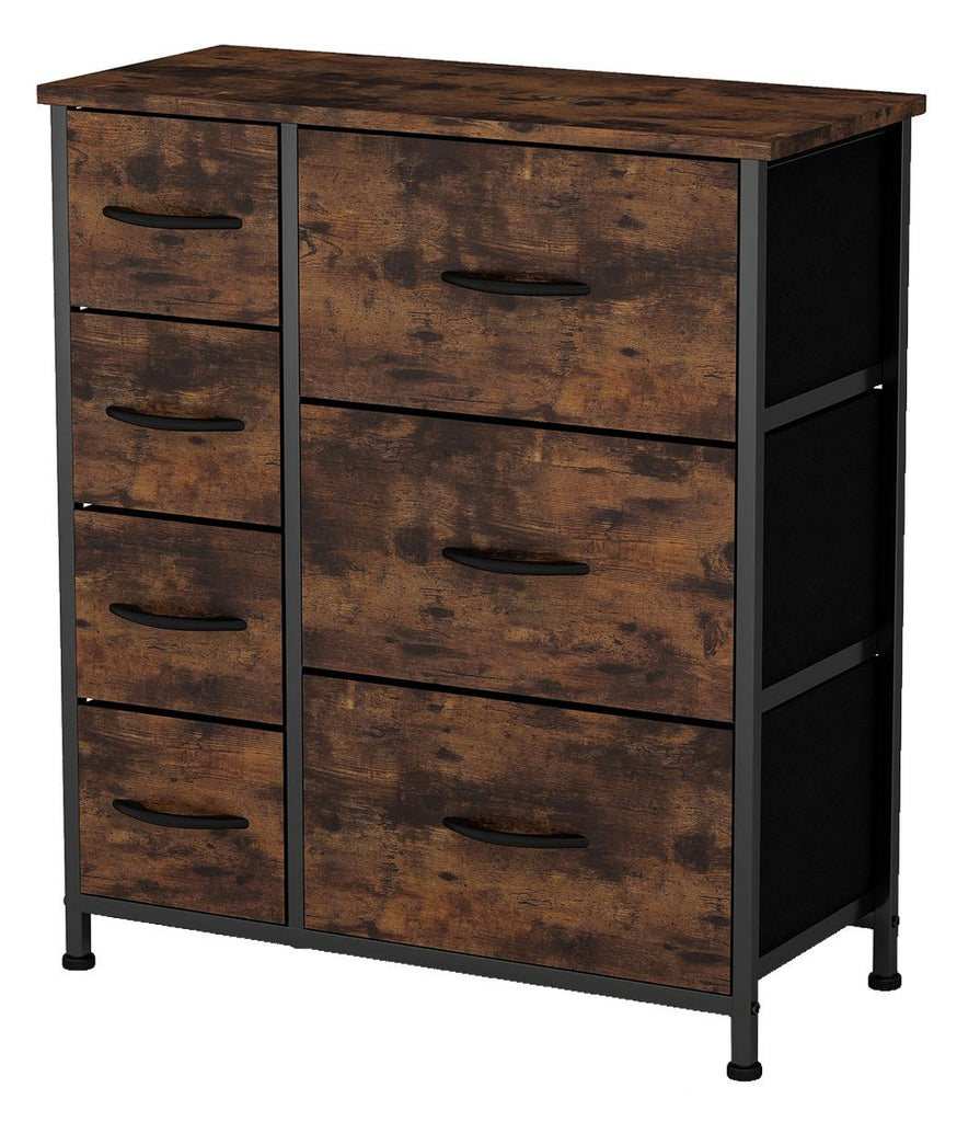 Fraser Country 7 Drawer Storage Chest - Rustic Walnut