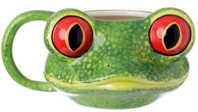 Tree Frog Head Ceramic Shaped Mug (500ml)