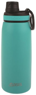 Oasis: Stainless Steel Double Wall Insulated Sports Bottle - Turquoise (780ml)