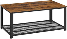 Load image into Gallery viewer, Vasagle Industrial Coffee Table - Rustic Brown