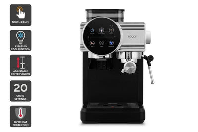 Kogan Espresso Touch Coffee Machine with Grinder