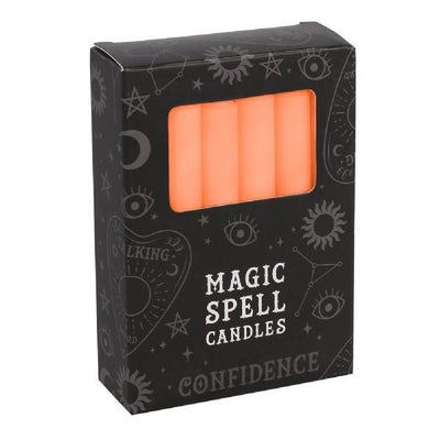 Orange Magic Spell Candles - Confidence