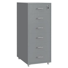 Load image into Gallery viewer, Gorilla Office - Mobile Metal 6 Drawer Cabinet -Grey