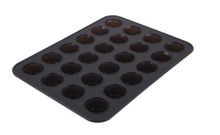 Load image into Gallery viewer, Daily Bake: Silicone 24 Cup Mini Muffin Pan - Charcoal - D.Line