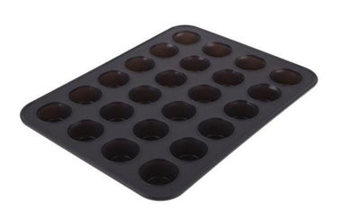 Daily Bake: Silicone 24 Cup Mini Muffin Pan - Charcoal - D.Line
