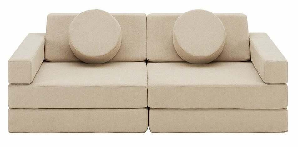 Fraser Country 14 Piece Modular Double Kids Play Sofa - Beige