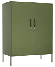 Load image into Gallery viewer, Fraser Country Milan Metal Side Cabinet - Olive Green