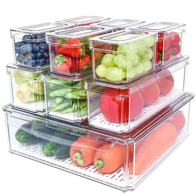 STORFEX 10 Pack Fridge Organizer